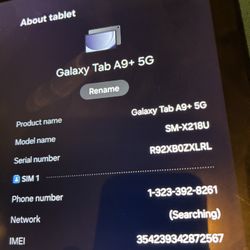 Samsung Galaxy Tablet A9+ 5G
