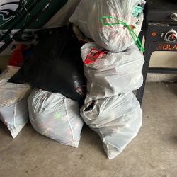 Bags Of Clothes,shoes,toys 