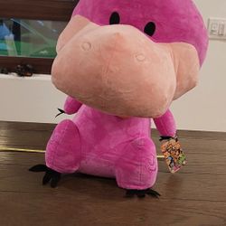 New The Flintstones chibi Dino plush toy from Warner Brothers 19"inches.