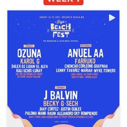 Baja Beach fest Tickets