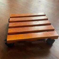 Plant Caddy On Wheels 