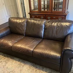Leather Couch 