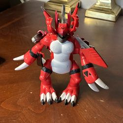 2001 Bandai Digimon 6" Digivolving Growlmon Wargrowlmon