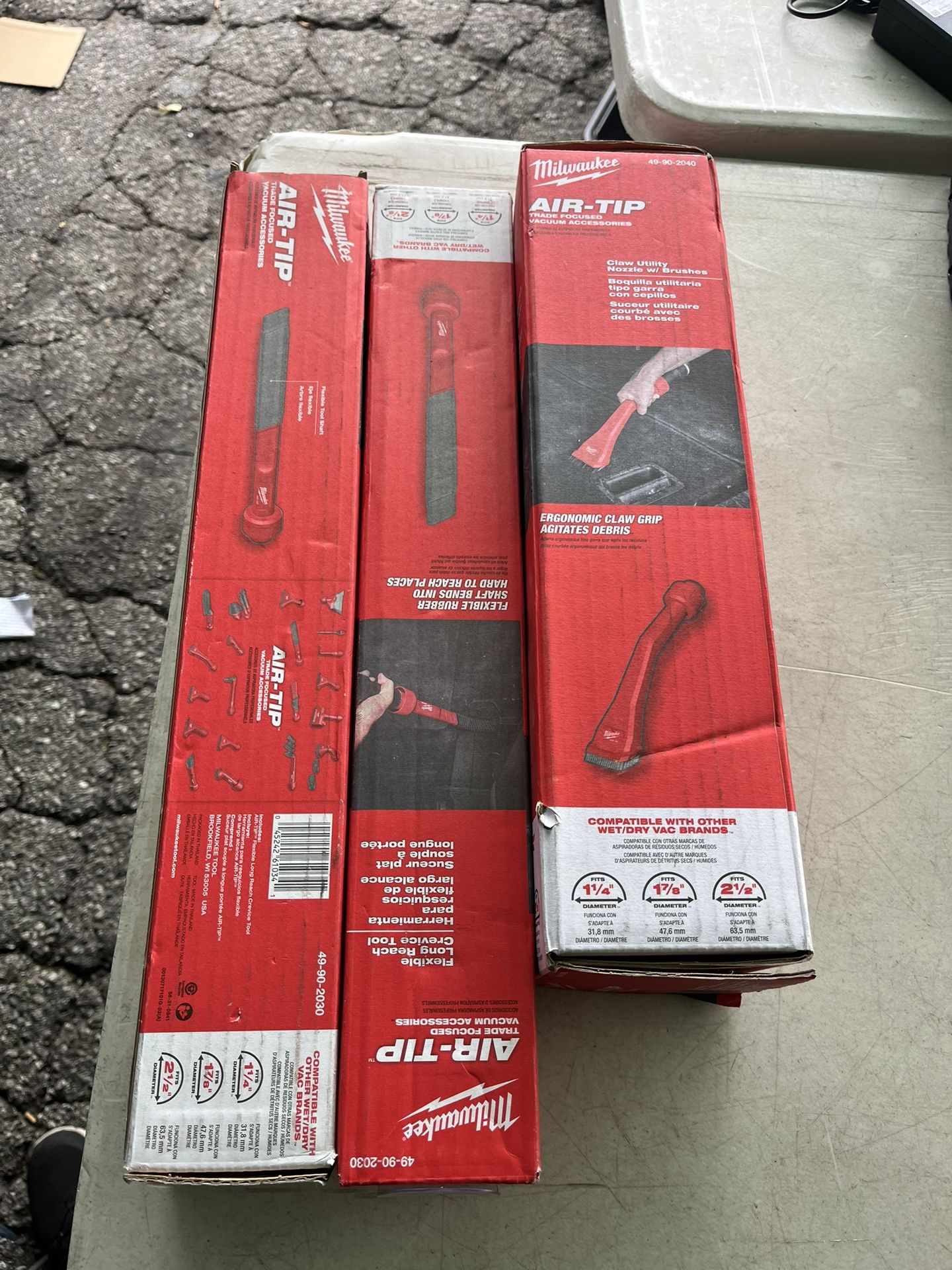 Milwakee Air Tip (3 PC). 35.00