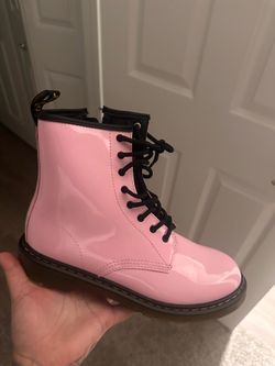 Pale pink Dr. Martens
