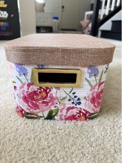 Floral Storage Box