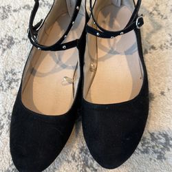 Girls Black Dress Shoes  Size 3