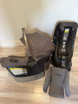 Nuna Pipa lite RX Car seat carseat w base and infant attachment