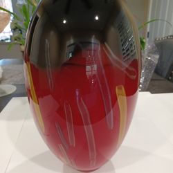 Large Art Glass Vase Sasaki / Murano Art Style Design $40