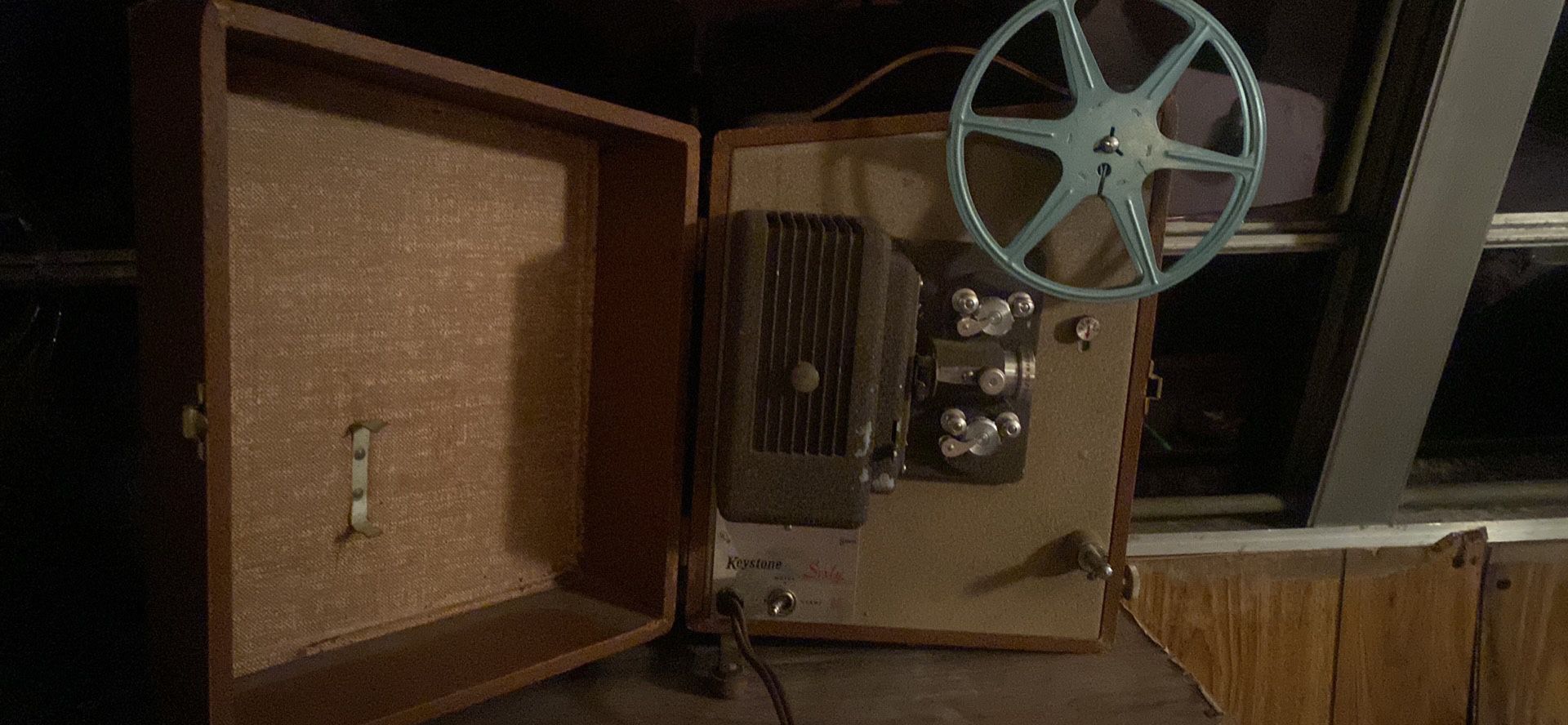 Vintage Keystone Sixty 8mm Movie Projector With Original Hardcase