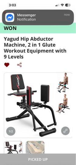 Abductor and adductor machine
