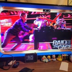 50 Inch LG Flat Screen Tv & ONN Google 4k Streaming Device 