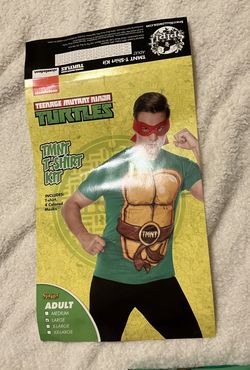 Teenage Ninja Turtles T-shirt And Mask Large