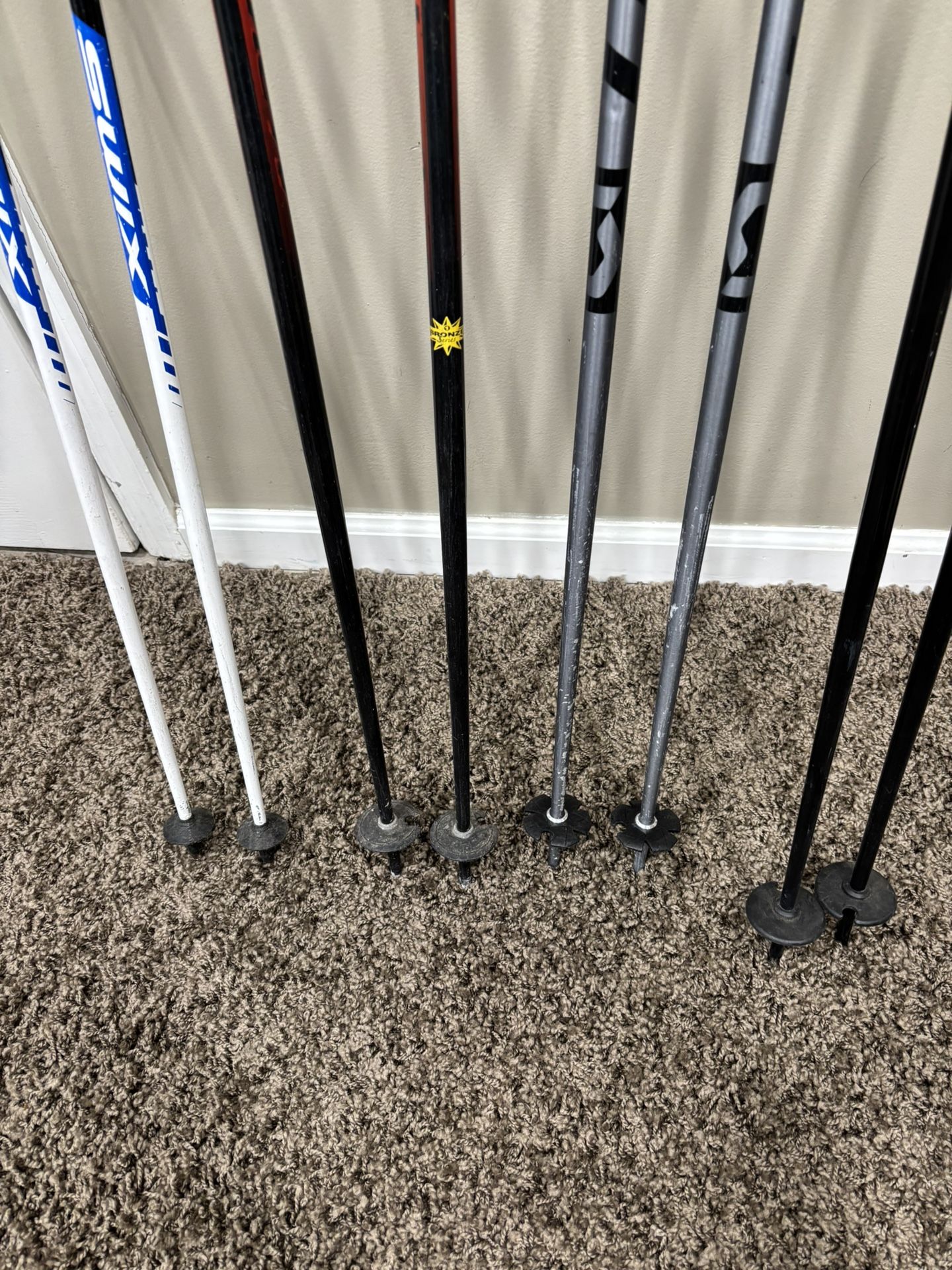 Cross country ski poles $12 each