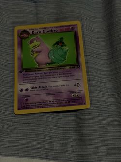 1st edition team rocket dark slowbro