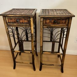 Bamboo End Tables