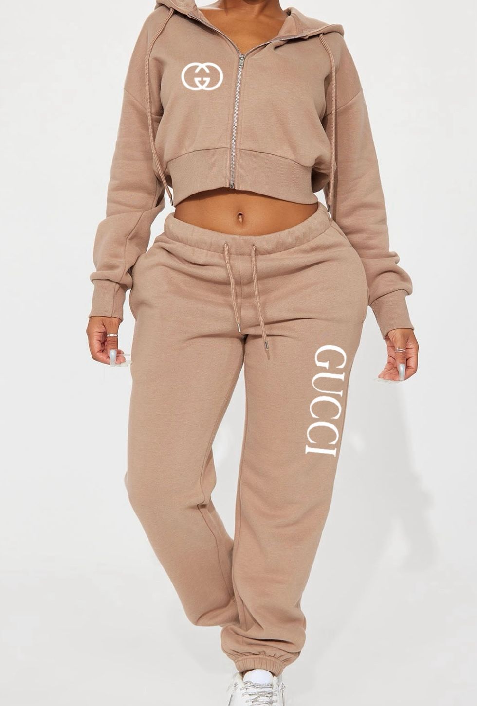 Brown Jogger Set