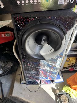 Sundown zv6 15 D1 subwoofer and box
