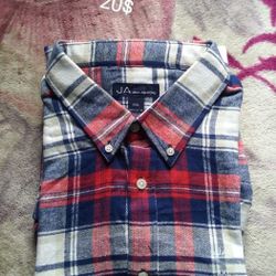 New John Ashford Flannel Tshirt 2xl