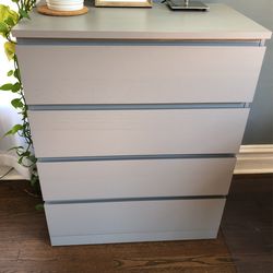 Malm dresser gray deals