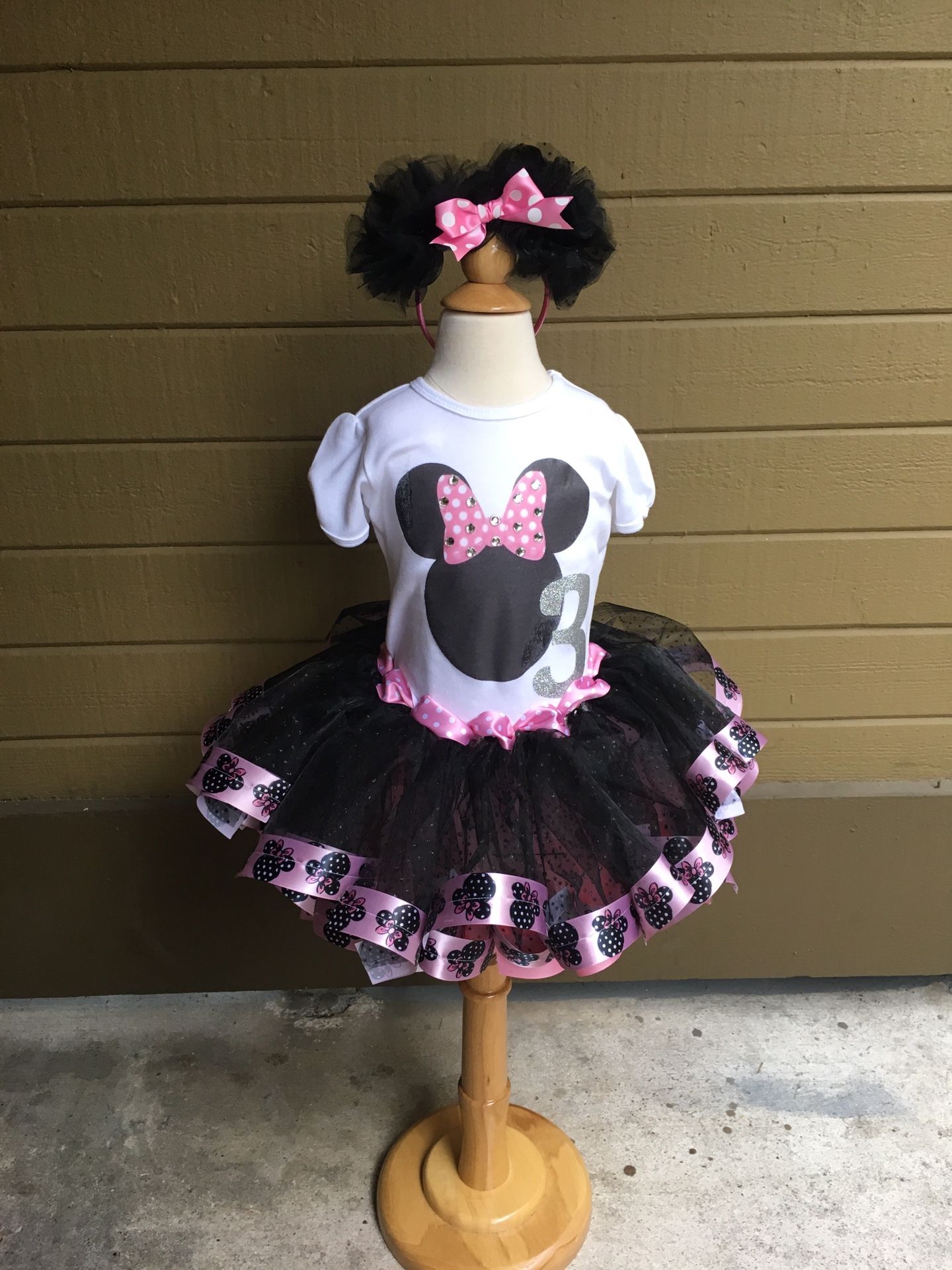 Minni mouse tutu set