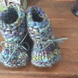 Handmade Knitted  Shoe Boots For Infants  