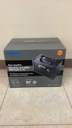 BOSS DUAL CUBE BASS LX BASS AMPLIFIER.
