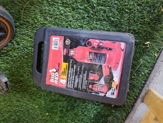 Torin Big Red 4-Ton Hydraulic Bottle Jack, also trade for sedan jack