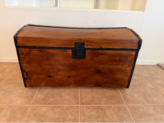 Vintage Cedar Trunk Chest