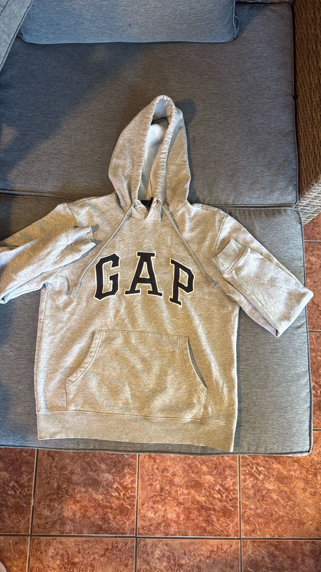 GAP Logo Hoodie Gray