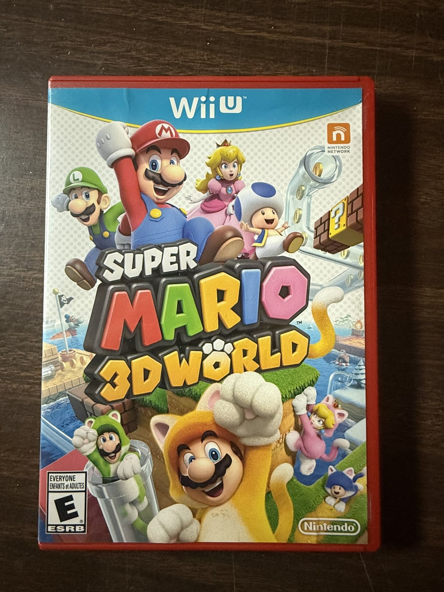 SUPER MARIO 3D WORLD (Nintendo Wii U, 2013) CIB Complete in Box
