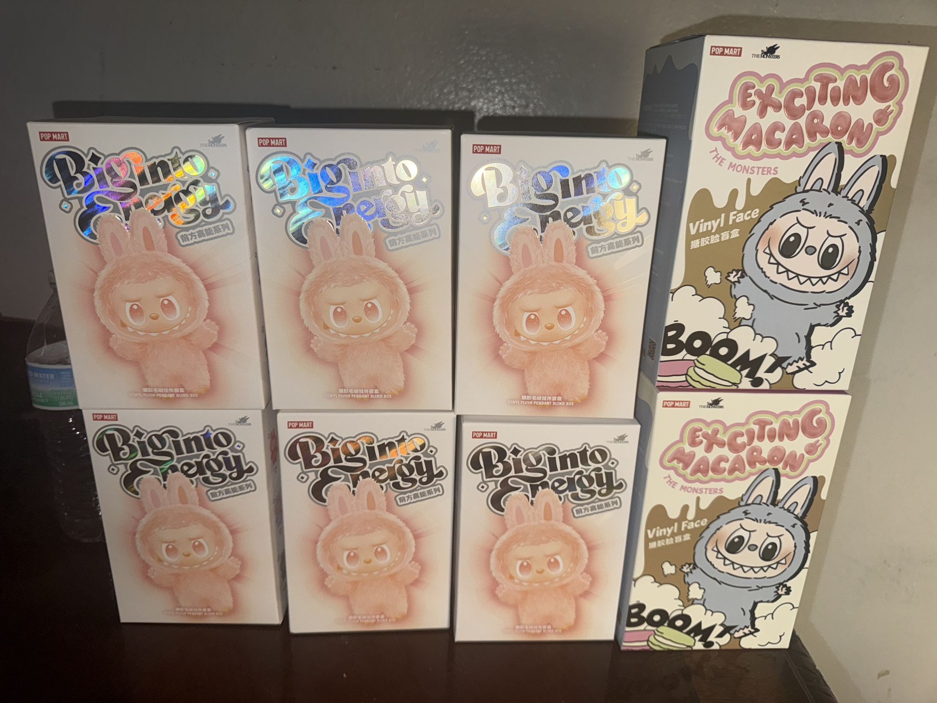 Big into energy Labubu and exciting macaron Labubu