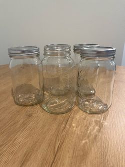 Kerr Self Sealing Wide Mouth Mason Jars