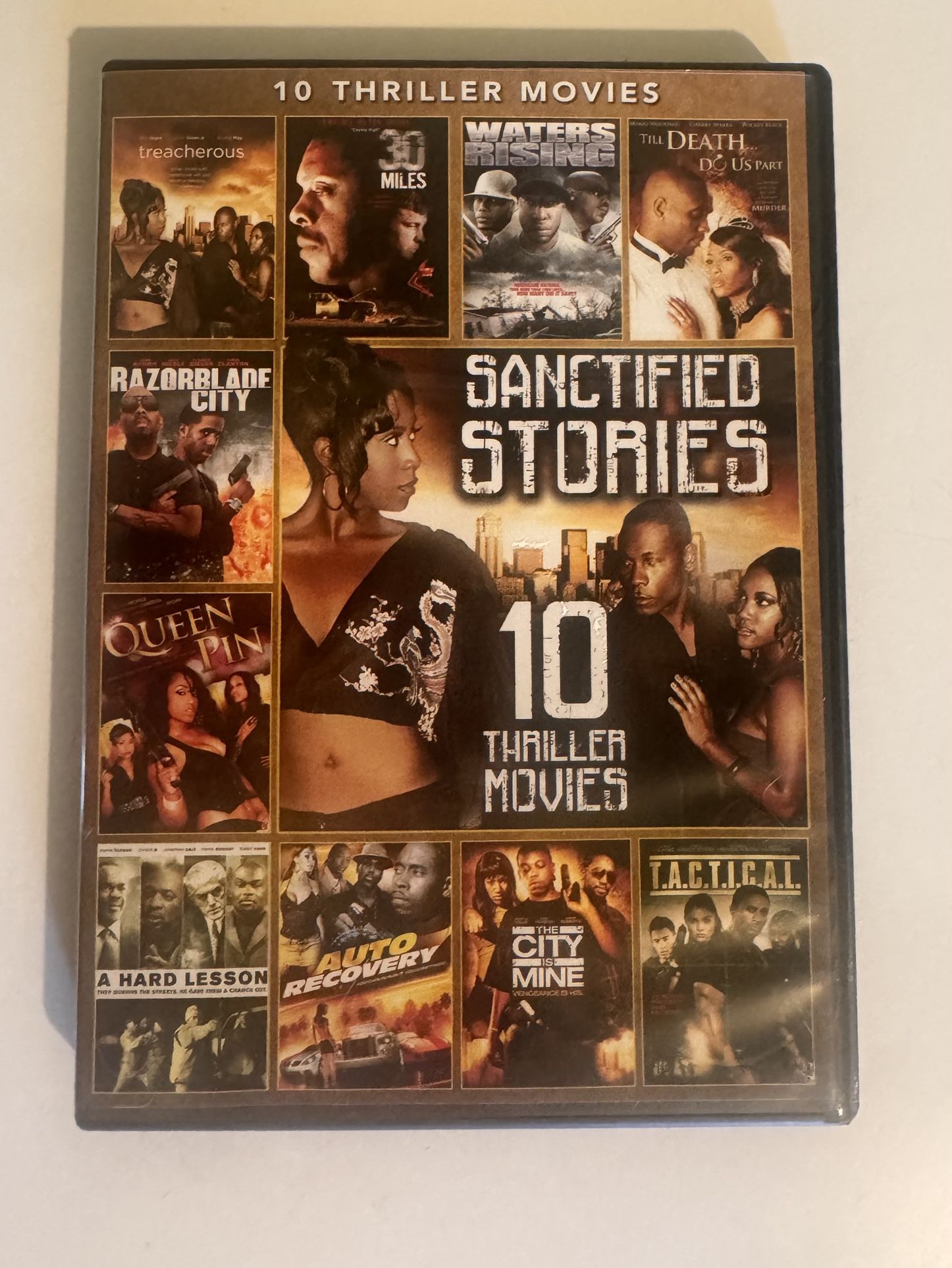 SANCTIFIED STORIES DVD 10 THRILLER MOVIES