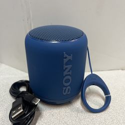 SONY SRS-XB10 portable Bluetooth speaker w/AUX port-Blue