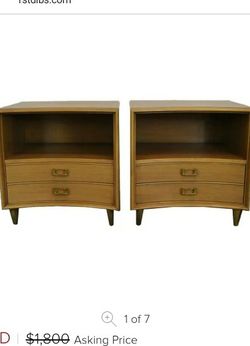 Rare And Collectible Designer Nightstand