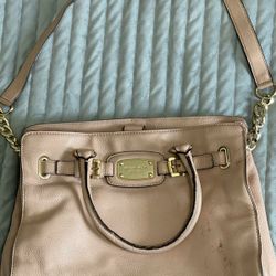 Michael Kors Hamilton Blush Tote Genuine Leather 