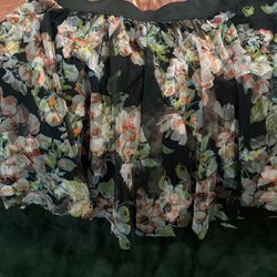 Floral Tulle Skirt From Torrid Size 2