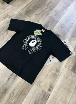 black bape chrome hearts size small
