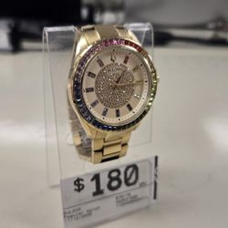Bulova Rainbow And Gold Ladies Watch