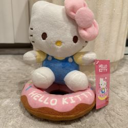 Sanrio Hello Kitty On A Donut Plushie