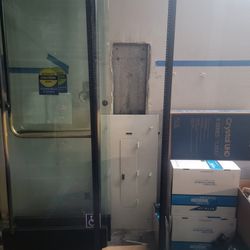 Equipment Rack And Old Security Camera System 