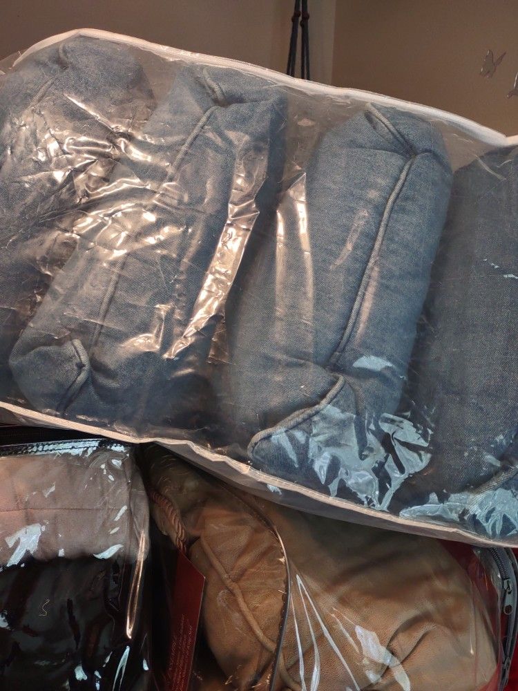 Blue Jean Pillows
