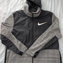 Nike Winterized Therma Dri-Fit Men's Basketball Hooded Jacket Size XL