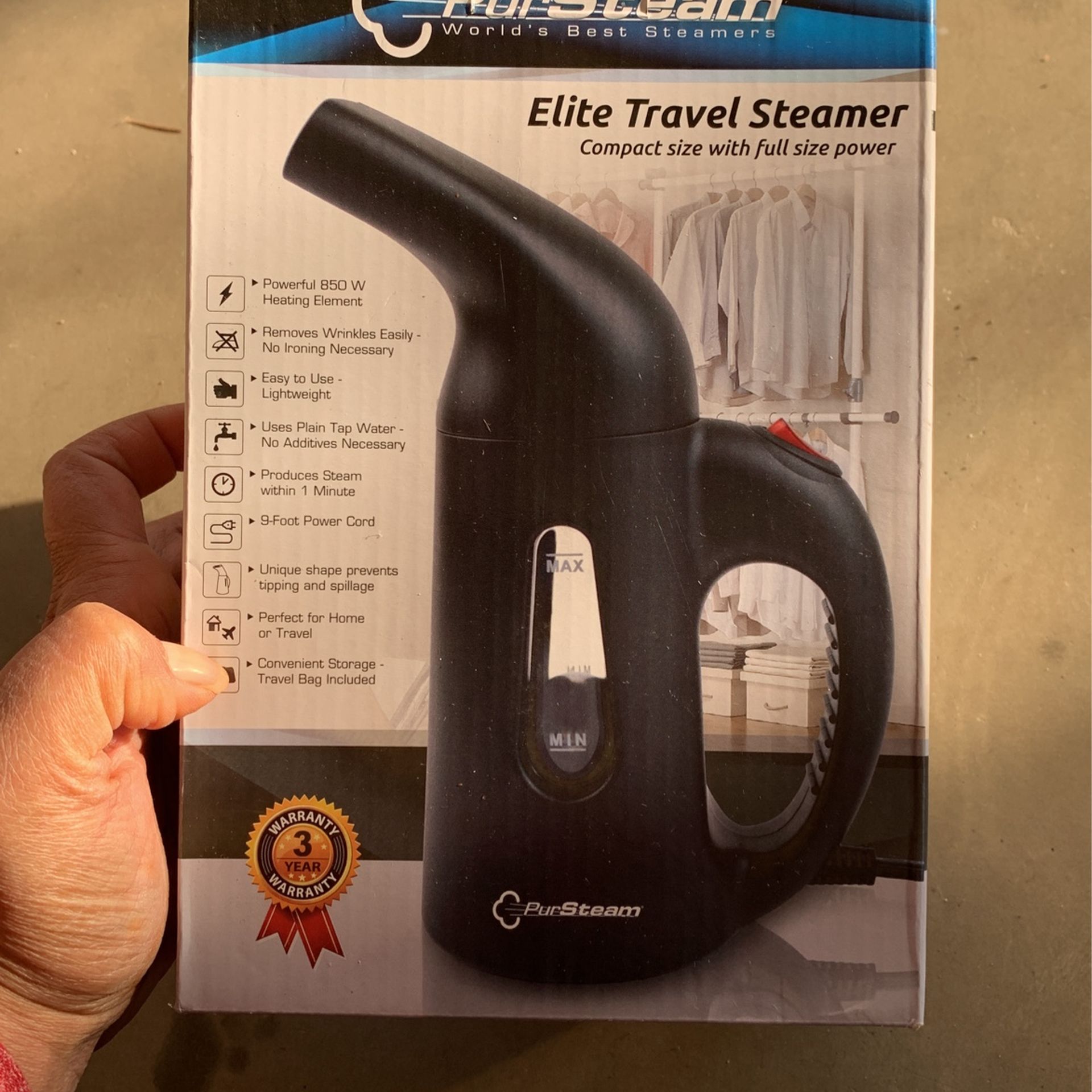 Pur Steam Steamer
