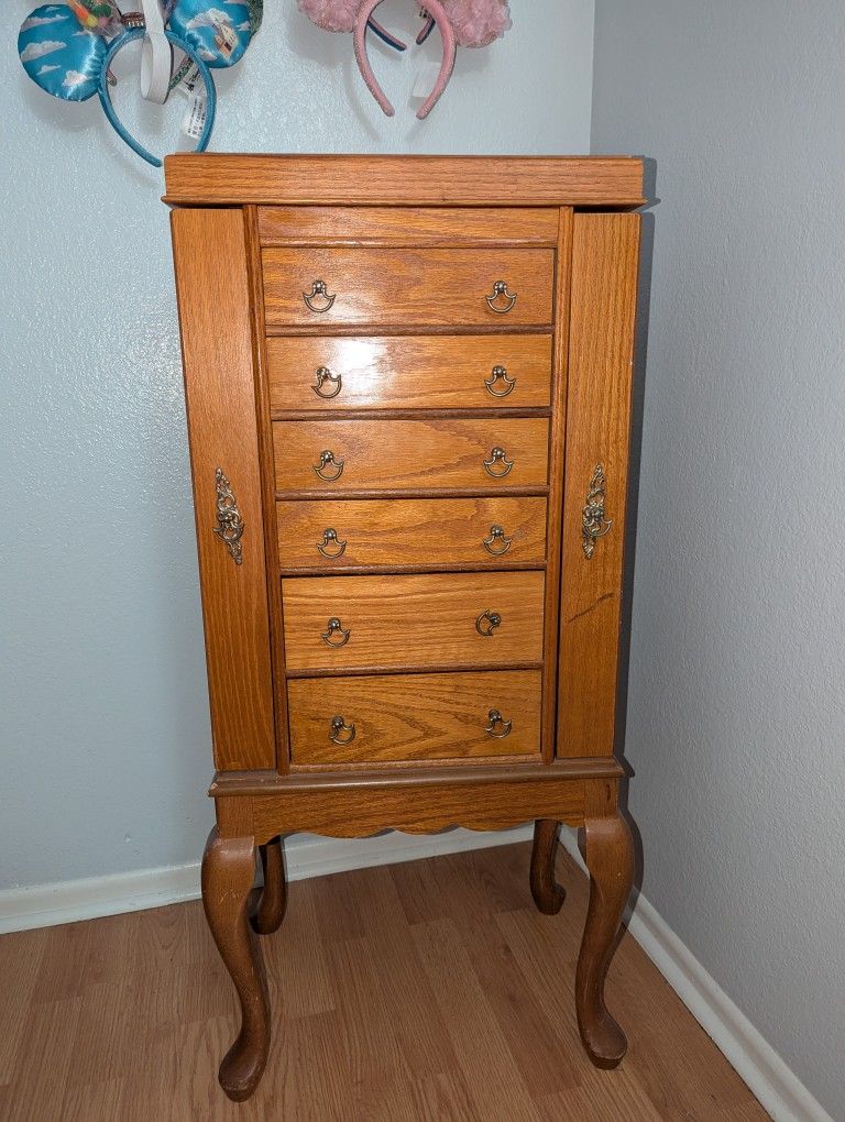 Standing Jewelry armoire