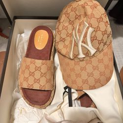 Gucci Platform And Hat Combo 