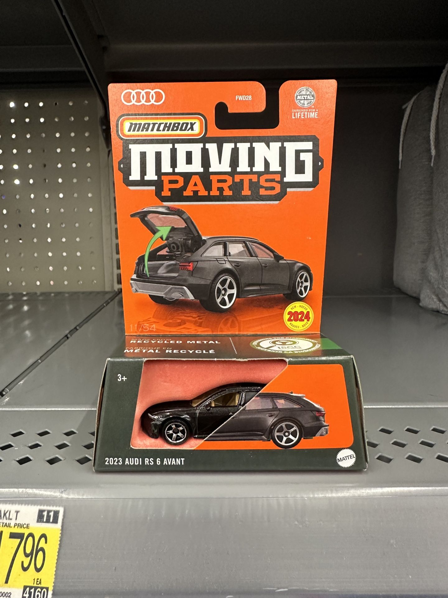 Matchbox Moving Parts Audi RS6 Avant