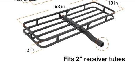 Hitch Mount Cargo Carrier--$50
