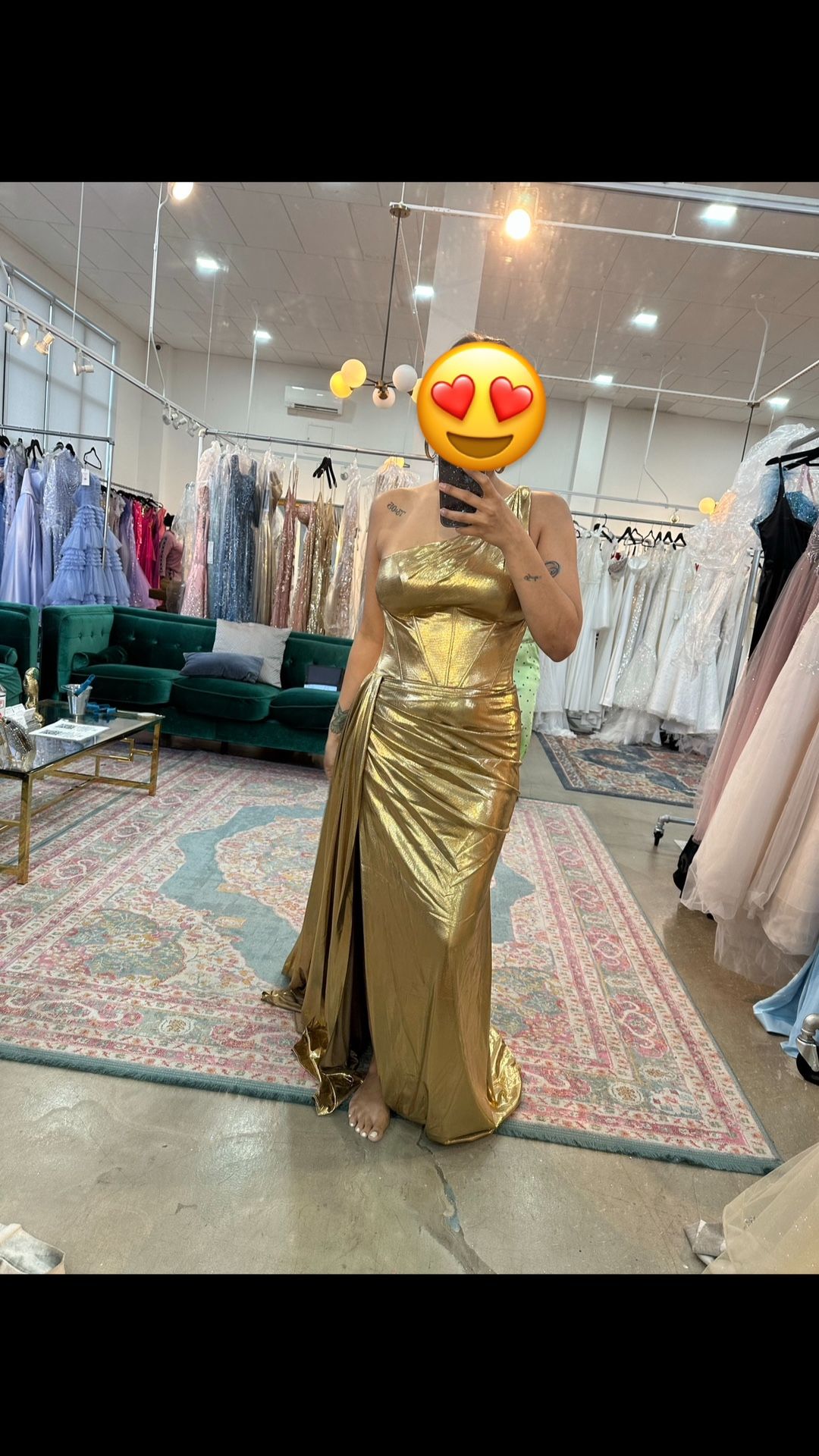 Gold  Goddess Dress